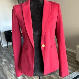 Red fitted sleeved blazer. Philosophy size XS. Great condition and no pilling.